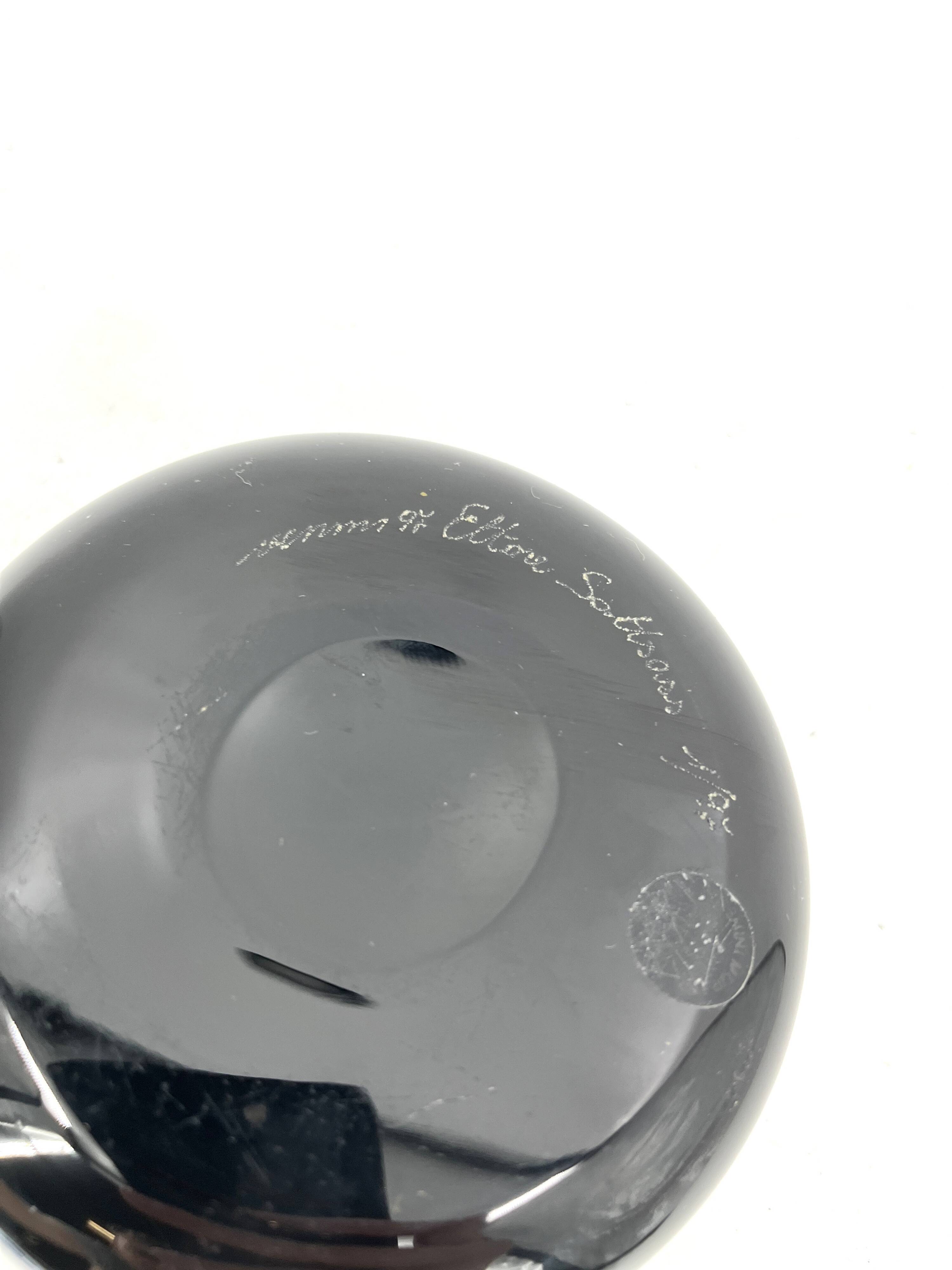 Vide poche or ashtray by Ettore Sottsass for Venini, 1990s