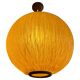 Beautiful design midcentury cocoon resin pendant, 1950s
