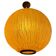 Beautiful design midcentury cocoon resin pendant, 1950s