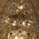 Big Glass Ceiling Light, Czceh c.1960