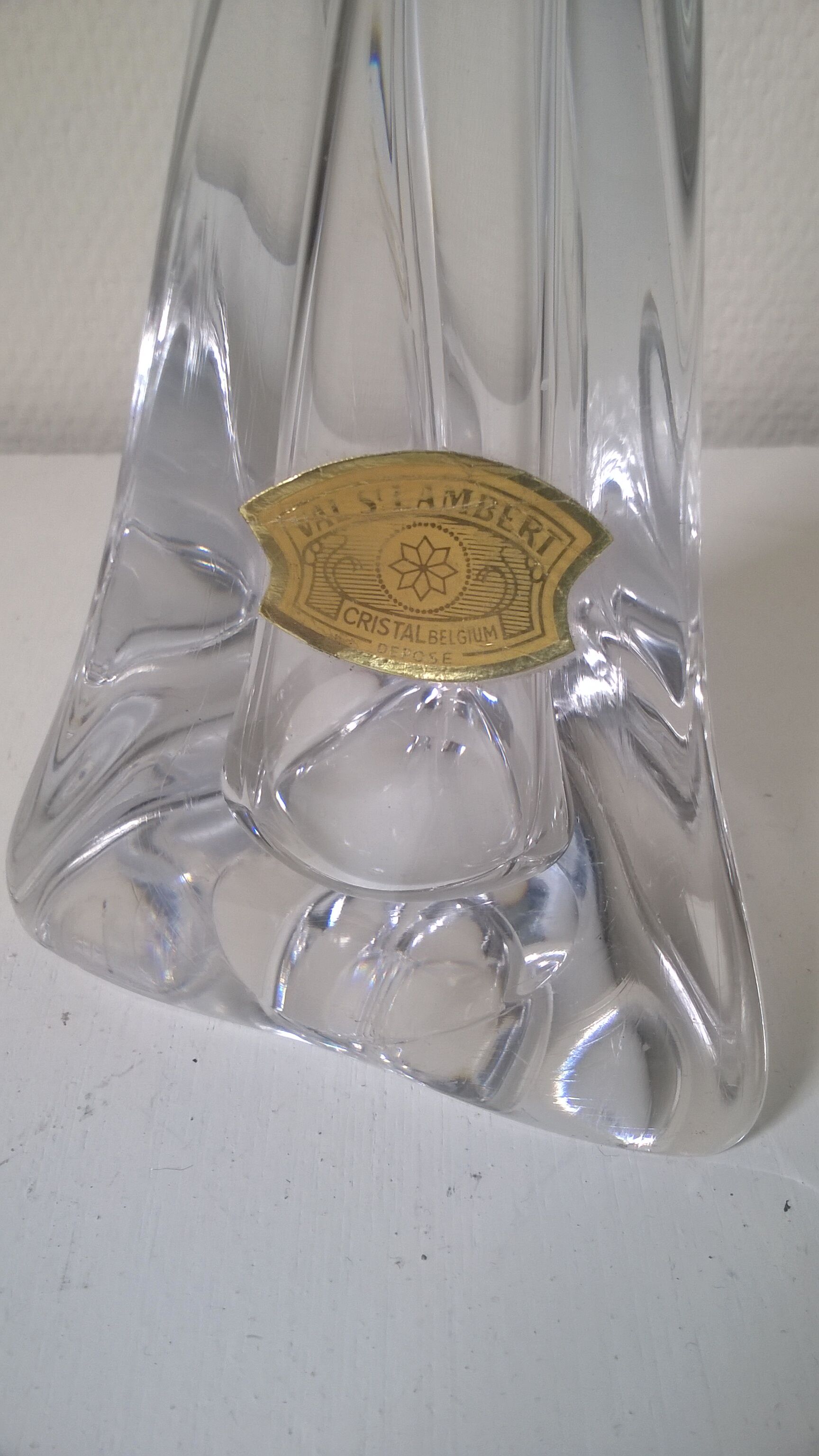 Crystal lamp Val Saint Lambert
