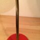 Lampe de bureau flexible rouge années 50 vintage