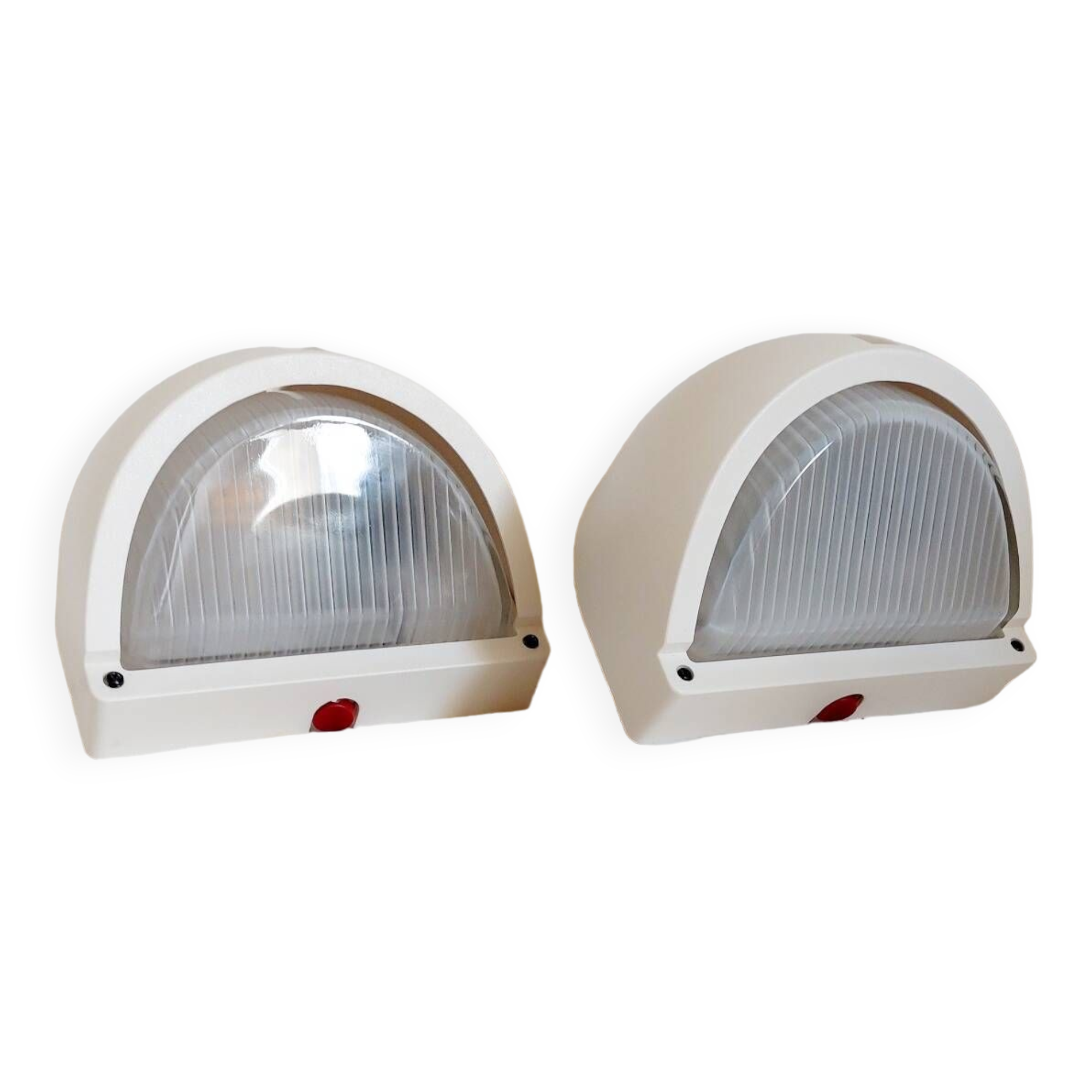 Pair of Italian designer wall lights