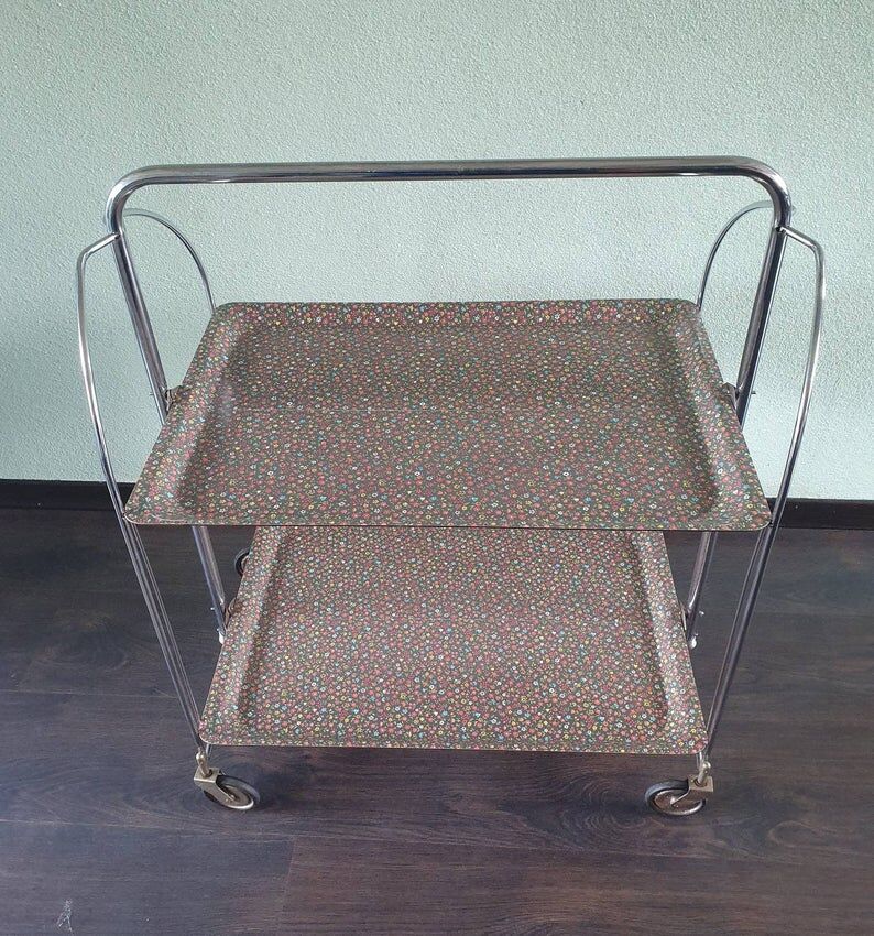 1970s foldable trolley