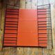 Vintage etagere taken orange shelves