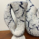 Pichets céramique bleu neige années 60