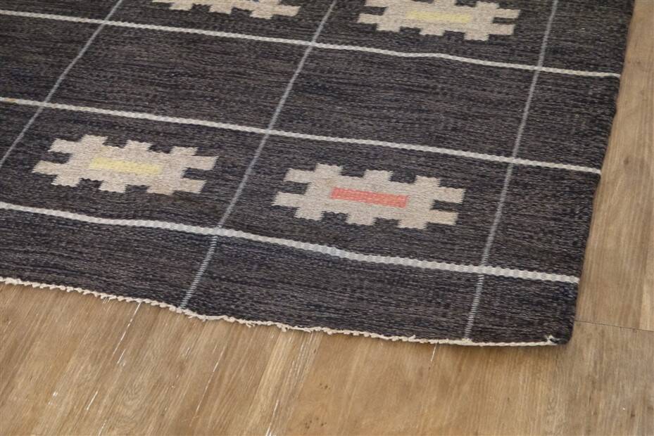 Vintage Swedish wool rug "Rolakan" 1960