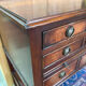 English mahogany sideboard with numerous drawers – sliding top