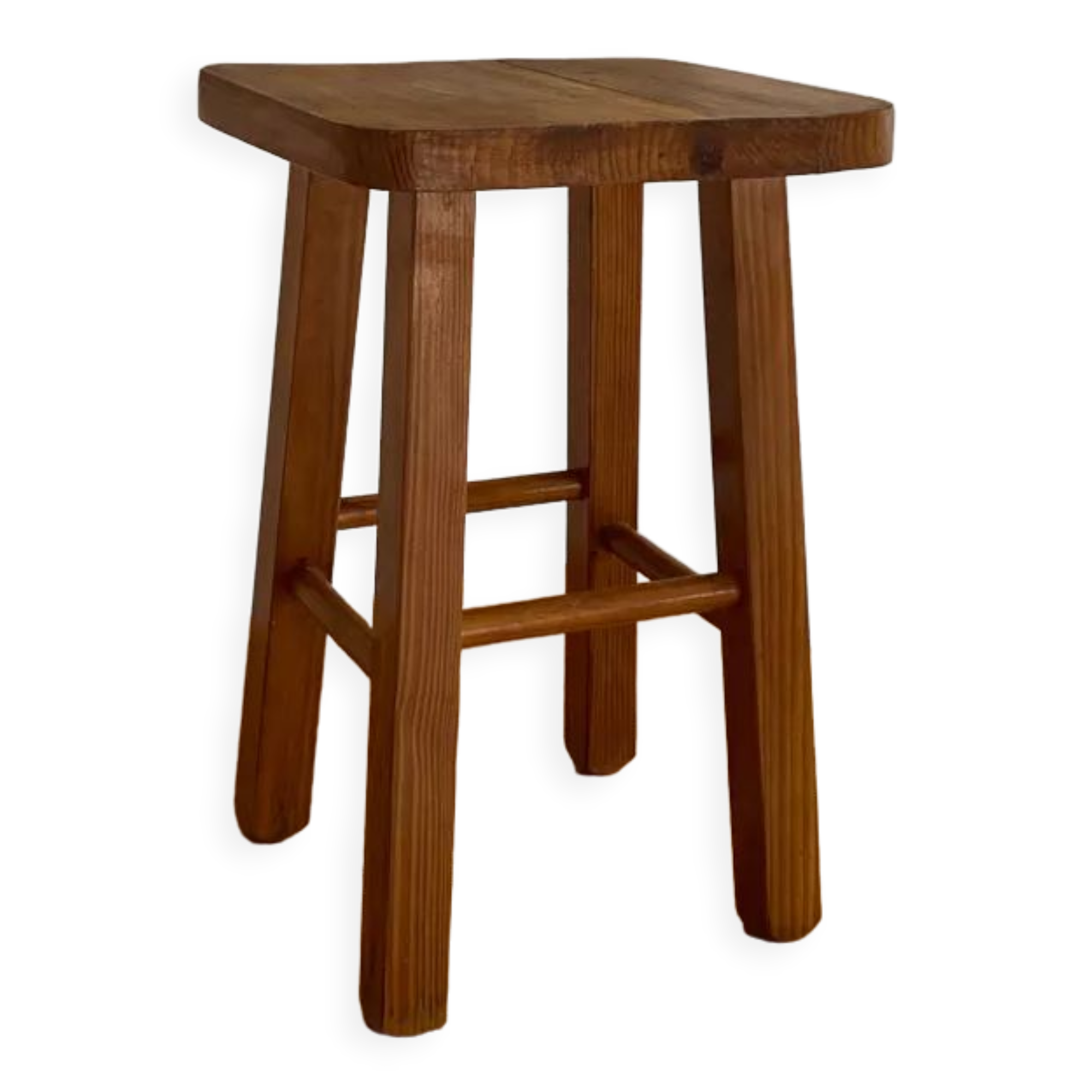 Vintage pine stool