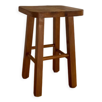 Vintage pine stool