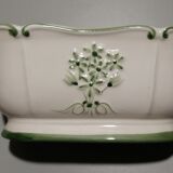 Ceramic planter spring decoration