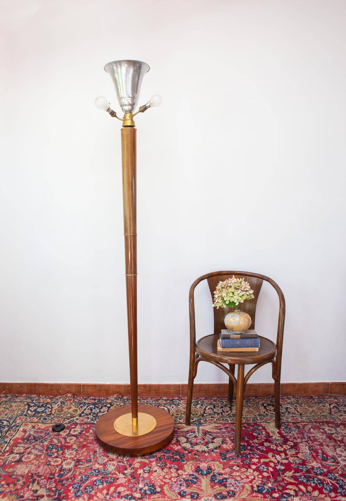 Large Art Deco floor lamp circa 1930 (185 cm)