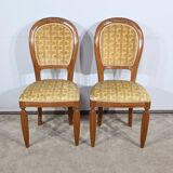 Pair of Blond Mahogany Chairs, Art Deco – 1940
