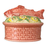 Terrine dish in slip