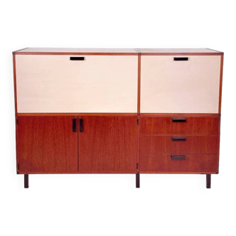 Vintage made to measure cabinet by Cees Braakman for Pastoe in teak - 1960s design