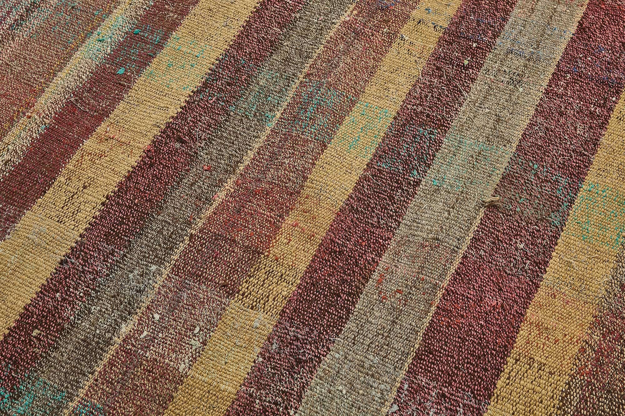 Turkish Handwoven Flatweave Chaput Kilim 135 cm x 237 cm