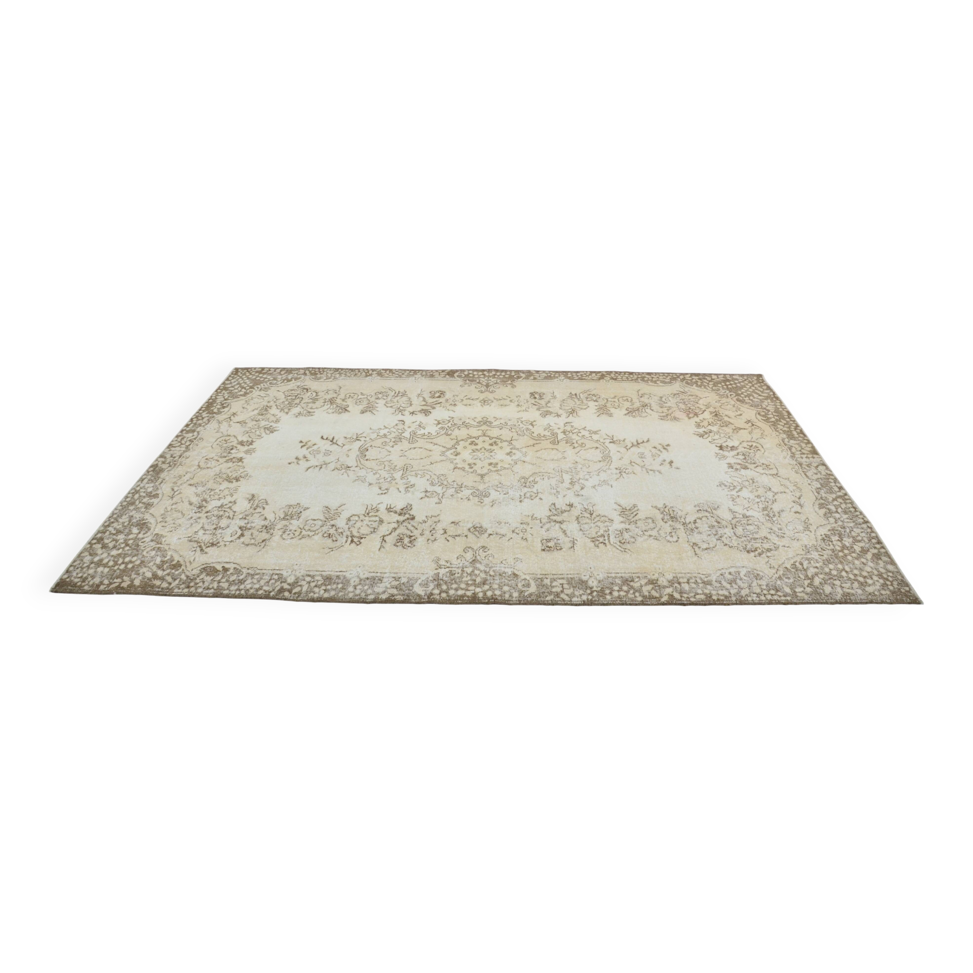 Tapis vintage turc Oushak sku 3199