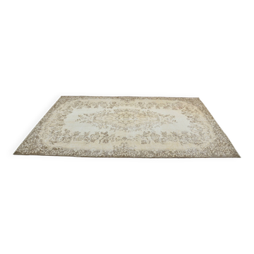 Oushak Turkish Vintage Rug sku 3199