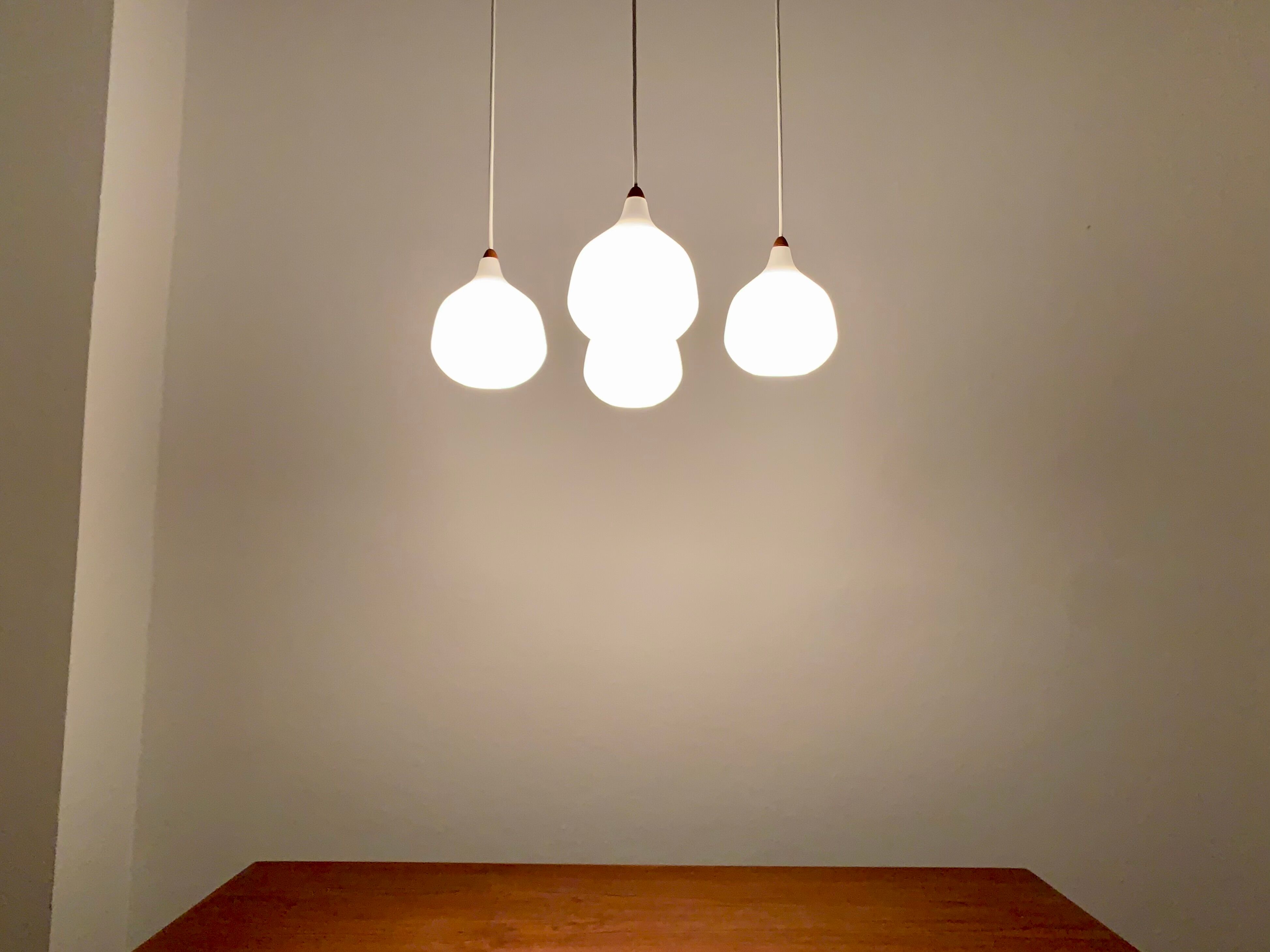Opaline Cascading Lamp by Uno and Östen Kristiansson for Luxus