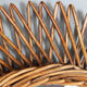 Mirror rattan 37x37cm