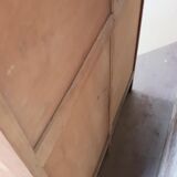 Double curtain binder cabinet