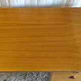 Scandinavian style desk in blond teak – 60s/70s