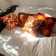 70s Crochet Granny Square Cushion