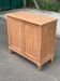 Louis XVI buffet, shallow, stripped, made of solid mahogany, 1950.