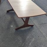 Teak central extension table circa 1960