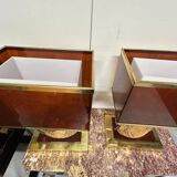 Pair of Brass and Bakelite Duck Lamps from the 1970s