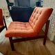 Paire chauffeuses scandinaves vintage