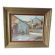 Henri Dufour - Oil on canvas, signed - Peasant couple