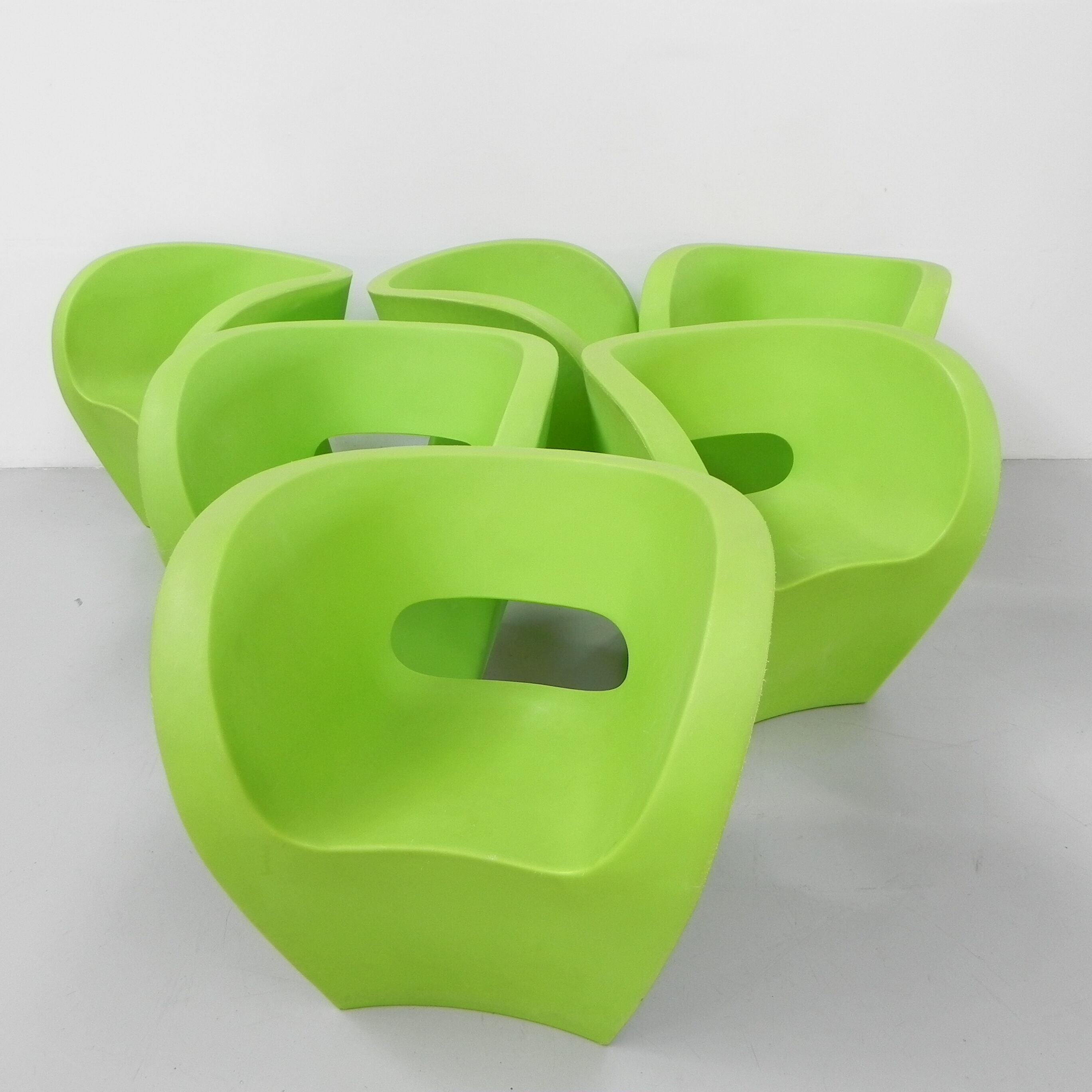 Ensemble de 6 fauteuils Moroso Victoria and Albert Collection par Ron Arad