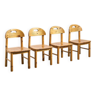 4 chaises dans le goût de Rainer Daumier