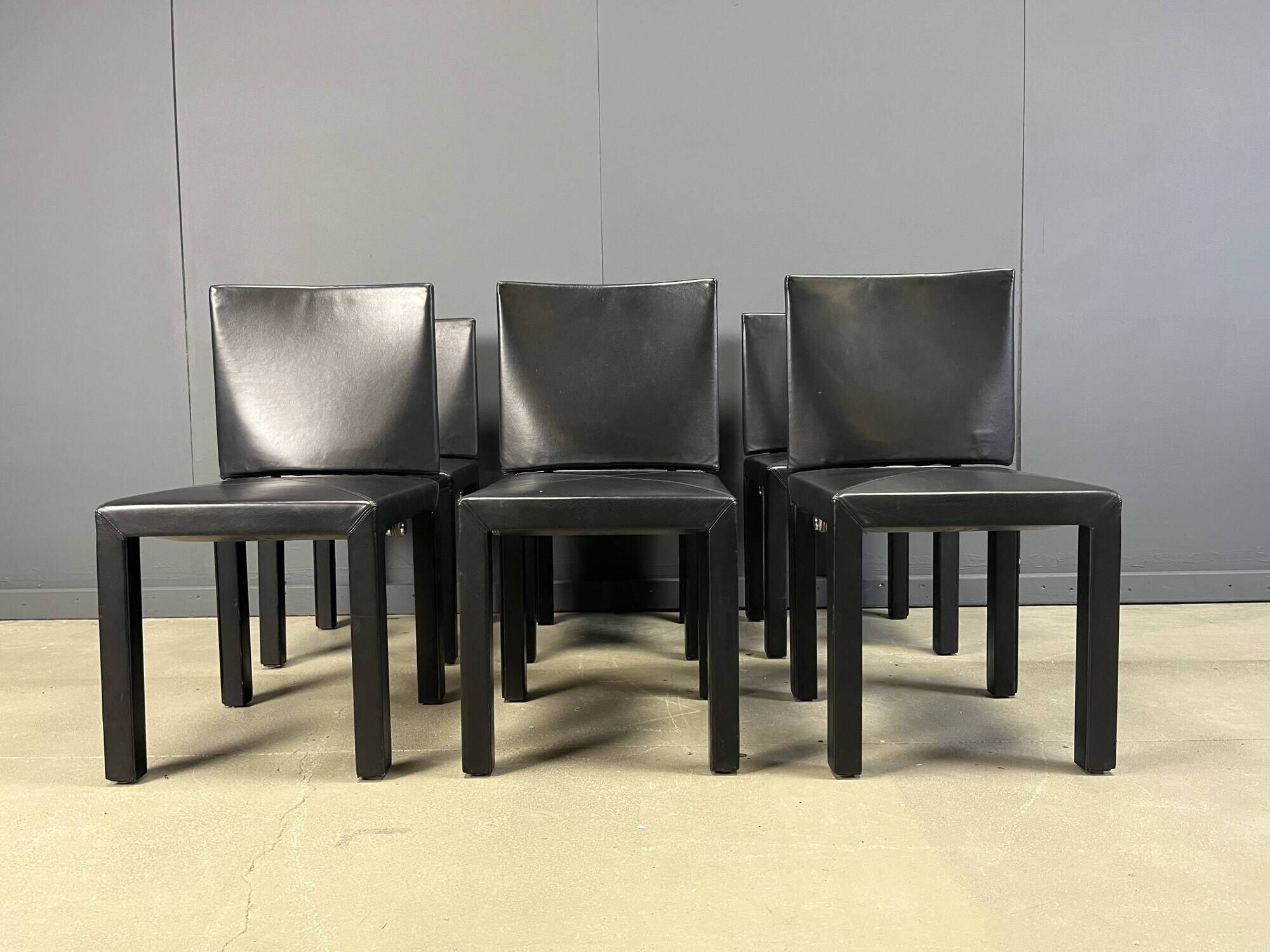 Arcadia dining chairs by Paolo Piva for B& B Italia set of 6
