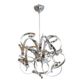 Suspension, chrome finish