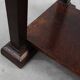 Art Deco dark oak pedestal, Belgium 1920s