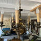 Dutch chandelier with 5 branches
