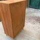 Scandinavian wooden chest of drawers sideboard cabinet with 2 doors 123cm
