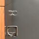 Brasilia-werk dresser white and teak 3 drawers years 60