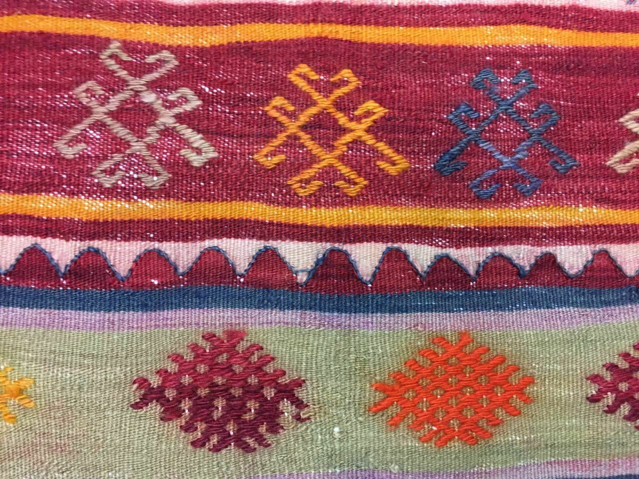 Turkish kilim runner 202x90 cm