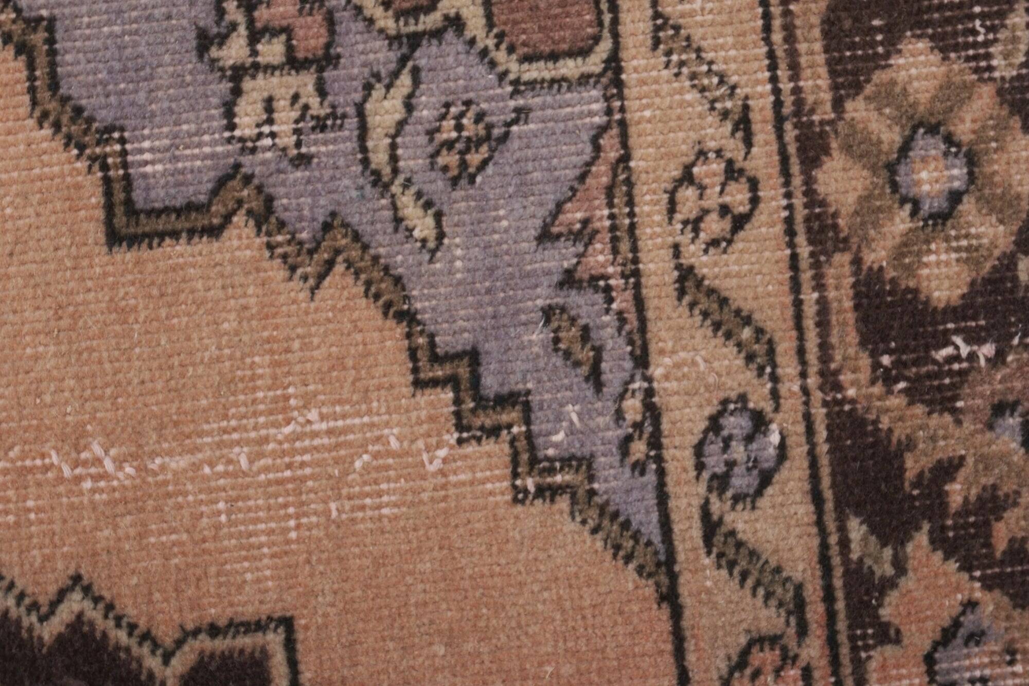 Vintage Turkish hallway rug 81x722 cm