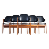 Teak Dining Chairs by Ejvind A. Johansson for Gern Møbelfabrik, Denmark, 1960s, Set of 6