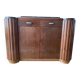 Buffet art déco loupe de noyer