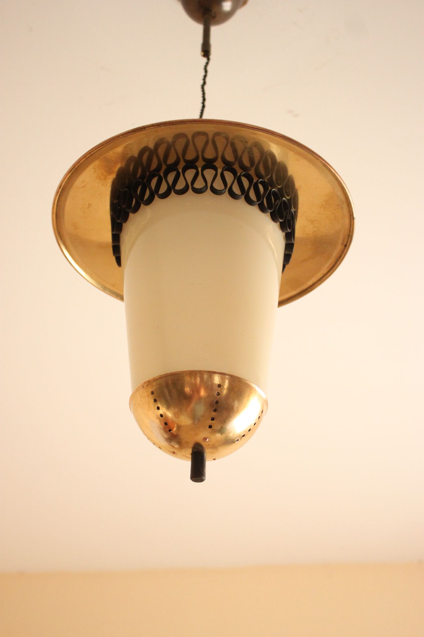Italian brass lantern, vintage