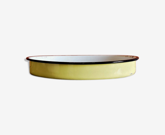 Plat en tôle émaillée