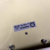 1960s 1970s Ice Glass Flush Mount Plafoniere by Kalmar Franken KG Austria