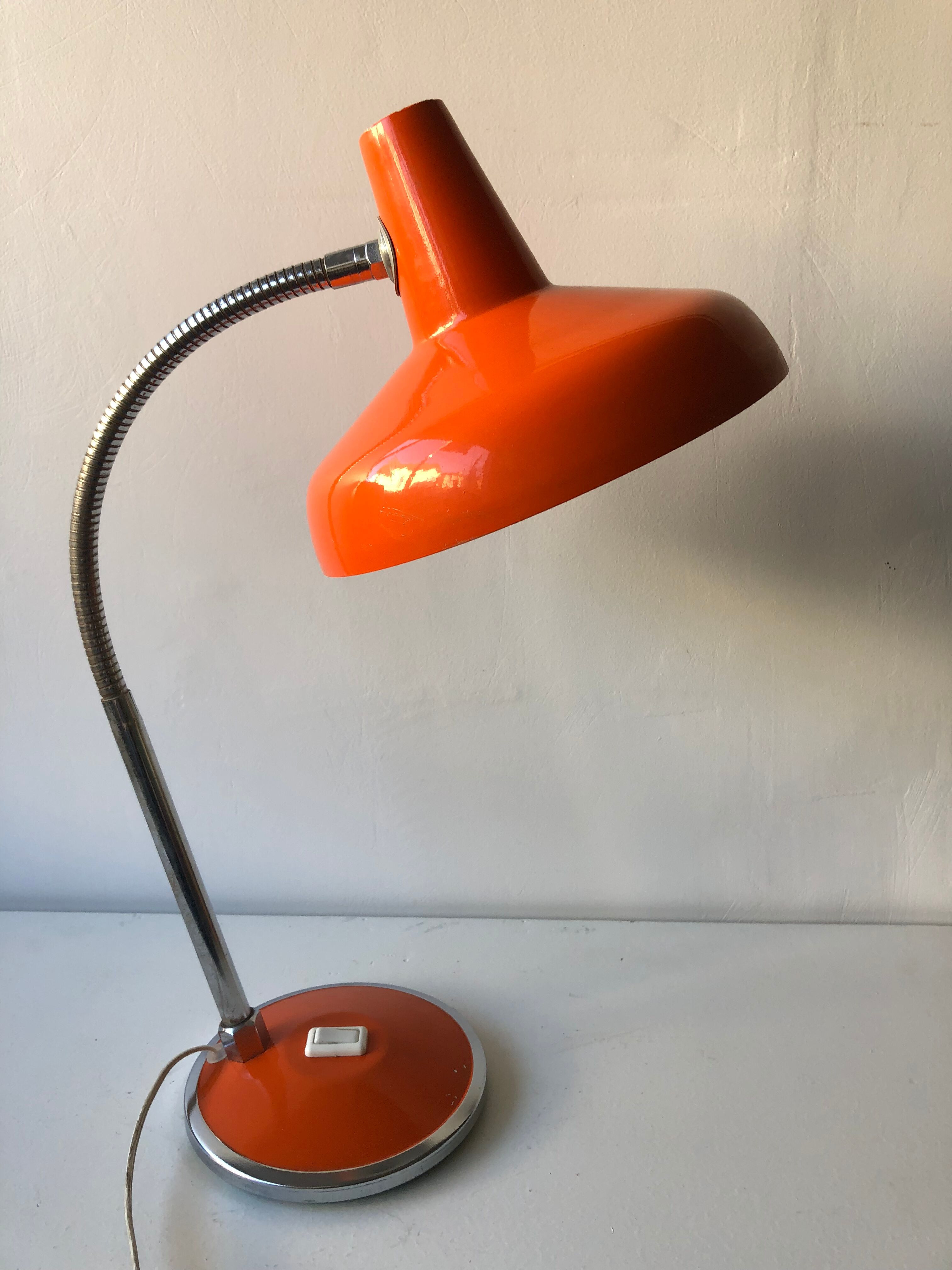 Vintage orange lamp