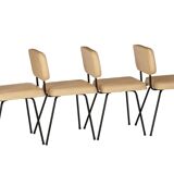 Set of 4 chairs by André Simard, Airborne, 1950