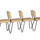 Série de 4 Chaises d'André Simard Airborne 1950